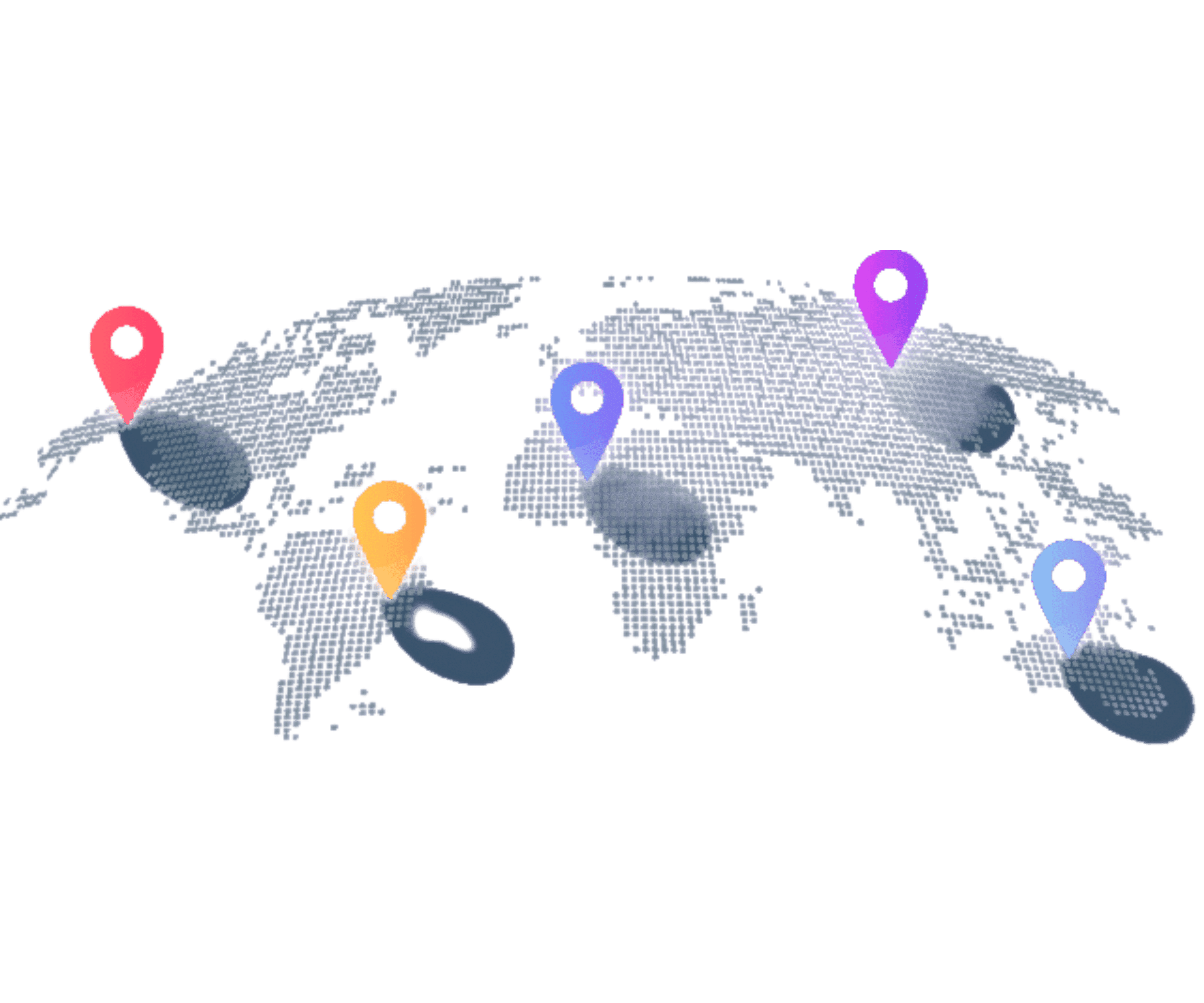 World map showing global coverage of EBUY IPTV service.