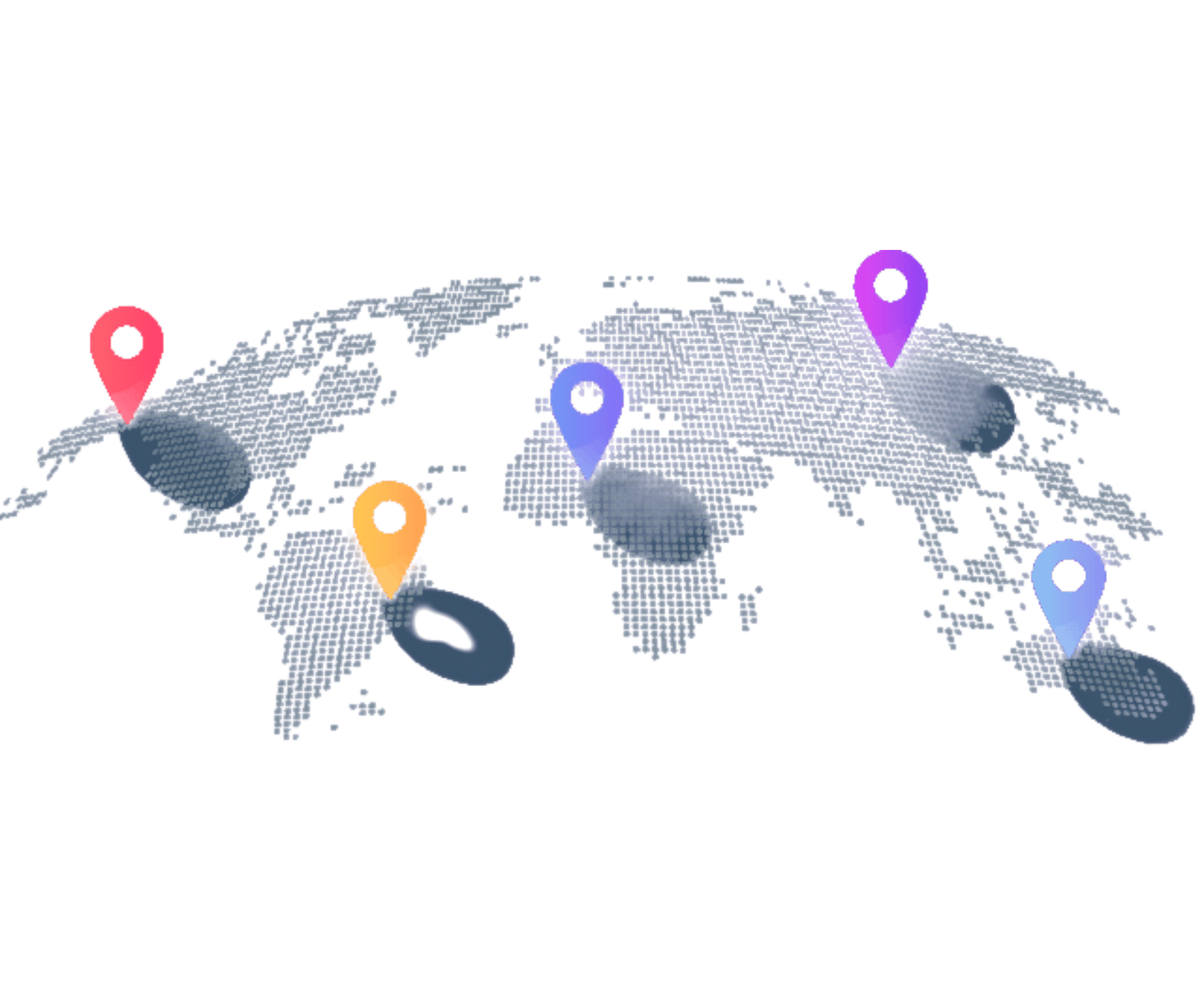 World map showing global coverage of EBUY IPTV service.